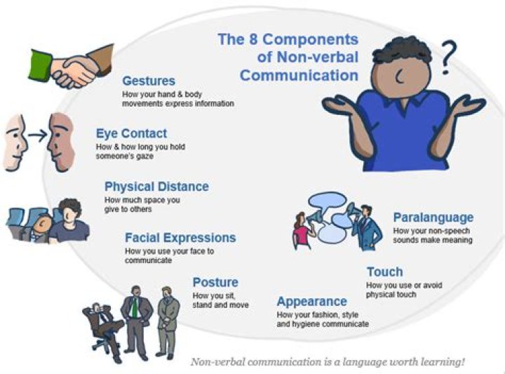 What is meant by non-verbal communication?