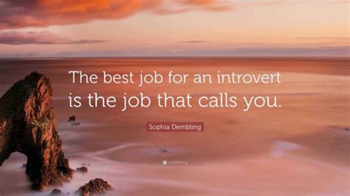 What is the best job for an introvert person?