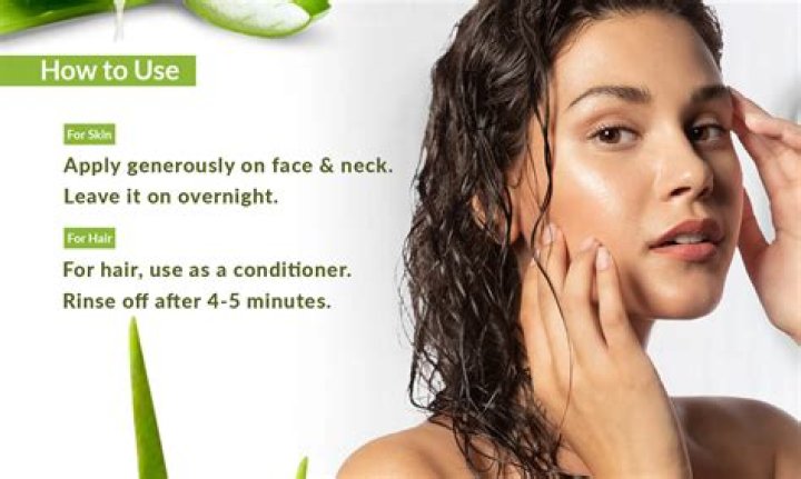 What is the best time to apply aloe vera gel on face?