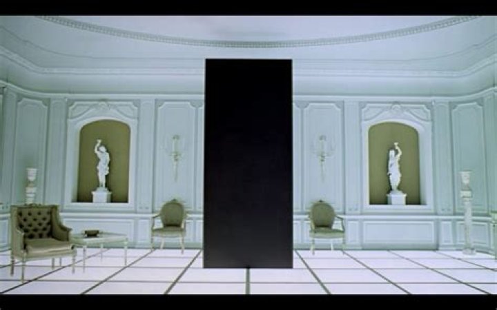 What is the black obelisk in 2001?