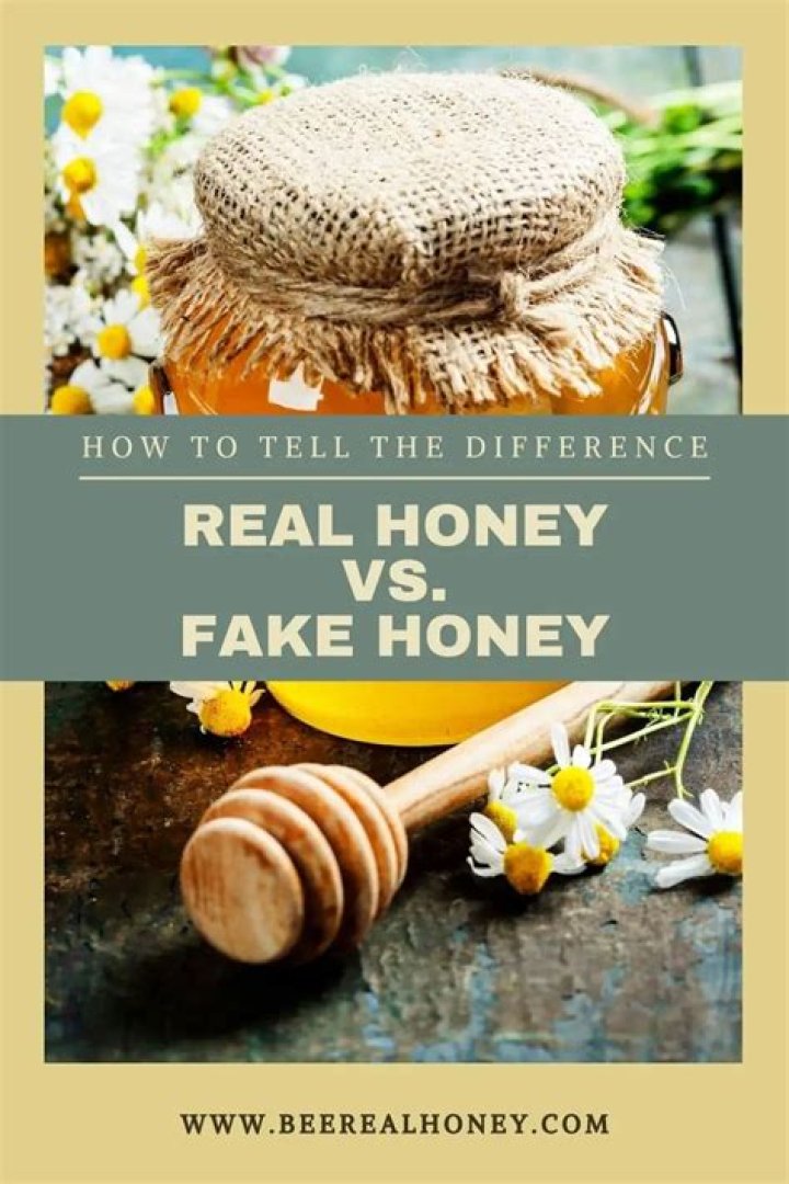 What is the difference between real and fake honey?
