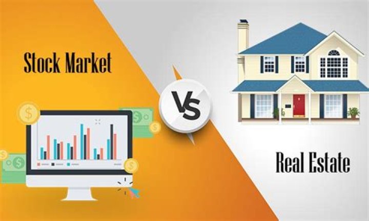 What is the difference between real estate and stock market?