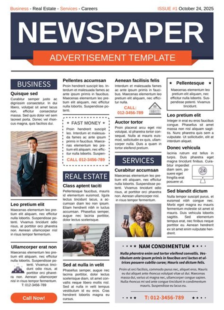 What is the effect of a newspaper advertisement?