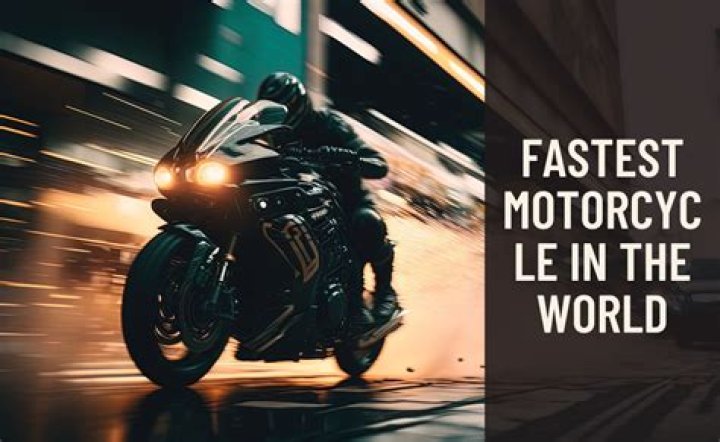 What is the fastest motorcycle in the world 2020?