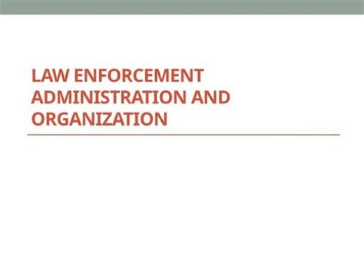 What is the function of law enforcement administration?