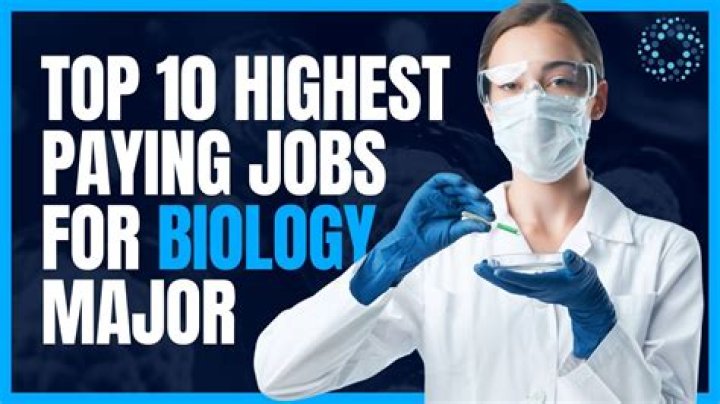 What is the highest paying wildlife biology job?
