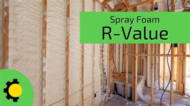 What is the highest R-value for spray foam insulation?