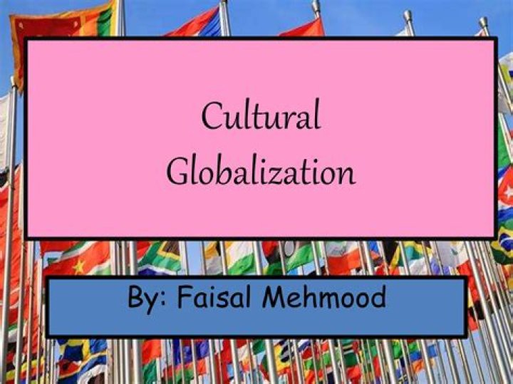 What is the meaning of cultural globalization?
