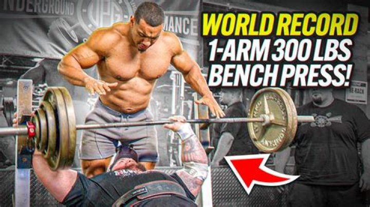 What is the most the rock has bench pressed?