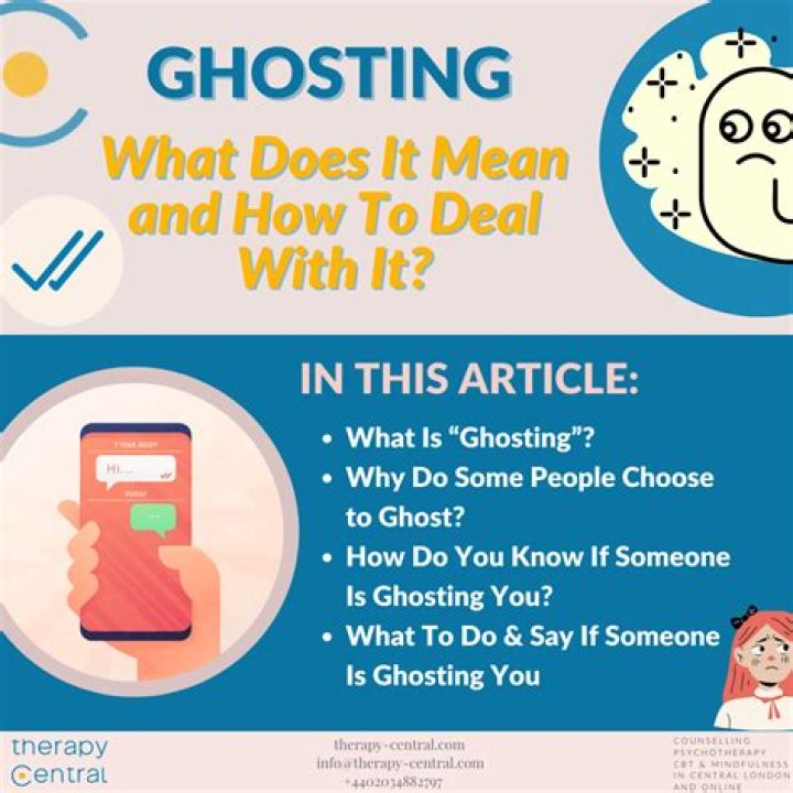 What is the new ghosting?