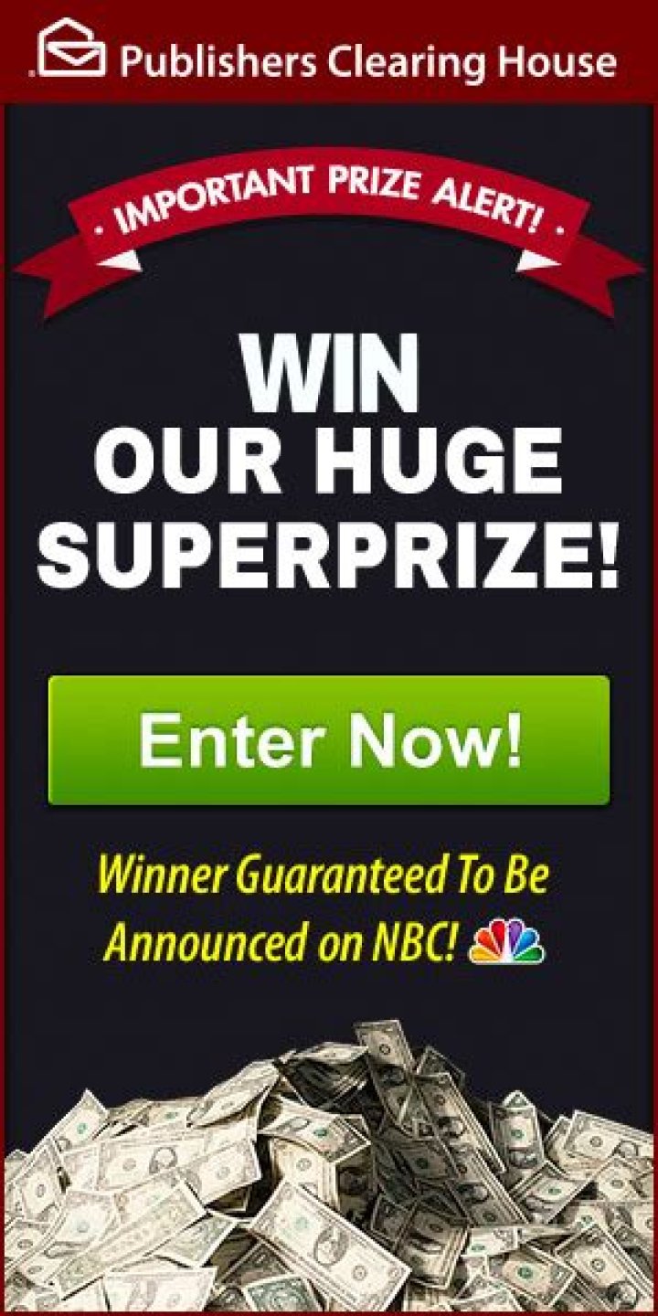 What is the PCH winner selection list?