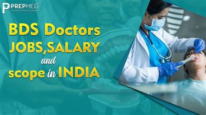 What is the salary of a BDS doctor in India?