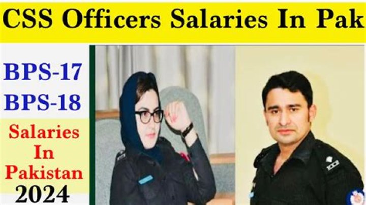 What is the salary of CSS officer in Pakistan?