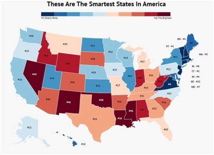 What is the smartest state in USA?