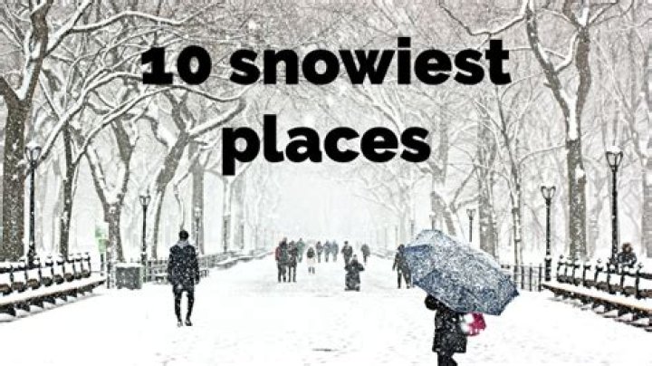 What is the snowiest place in the UK?