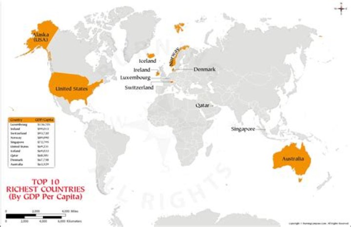 What is the top 10 richest country in the world?