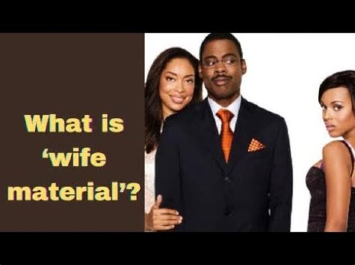 What is wife material to a man?