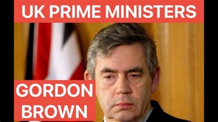 What job did Gordon Brown have in 1997?