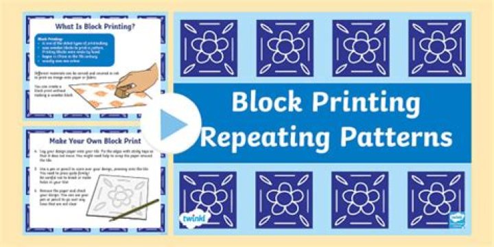 What replaced the printing block?