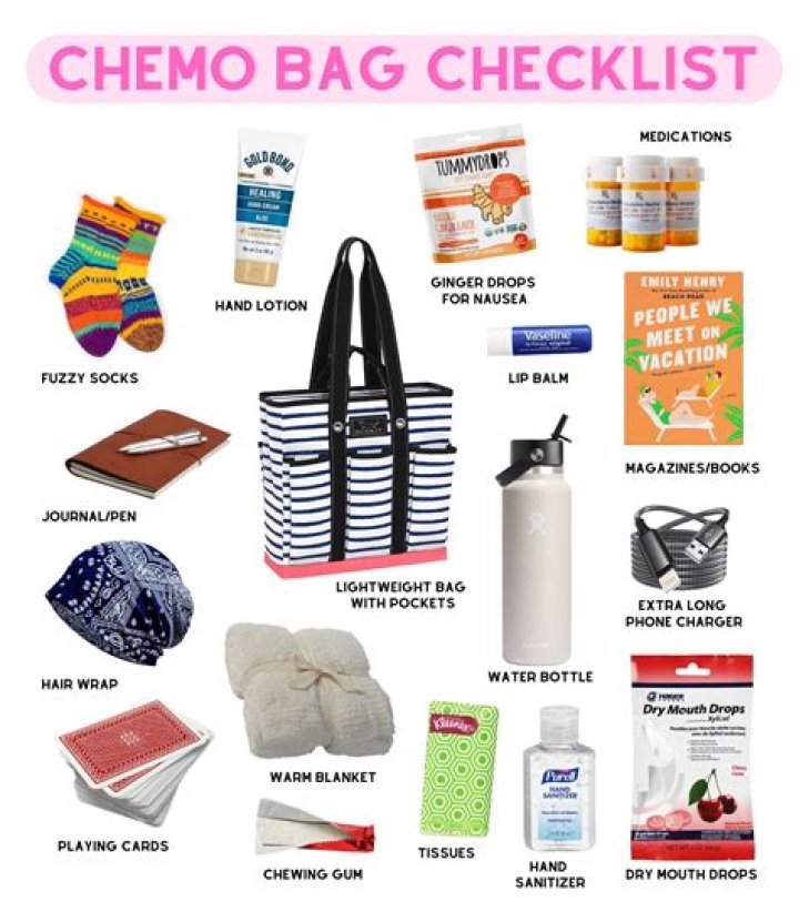 What should I pack in my chemo bag?