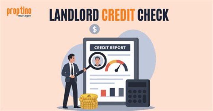 What shows up on a landlord credit check?