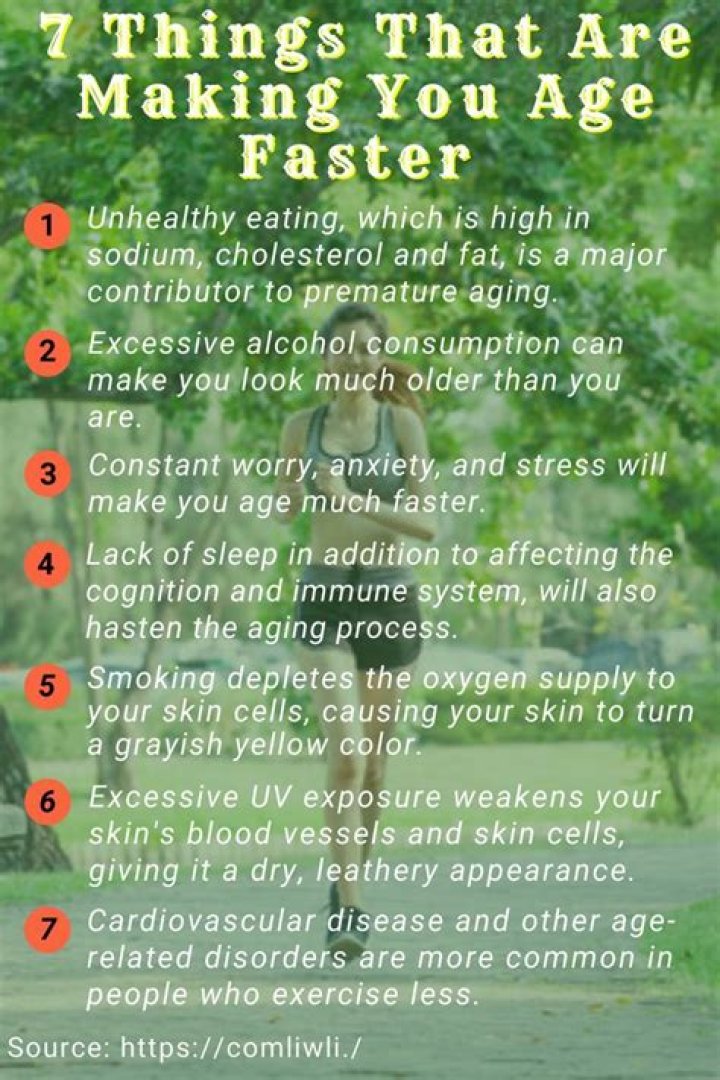 What things make you age faster?