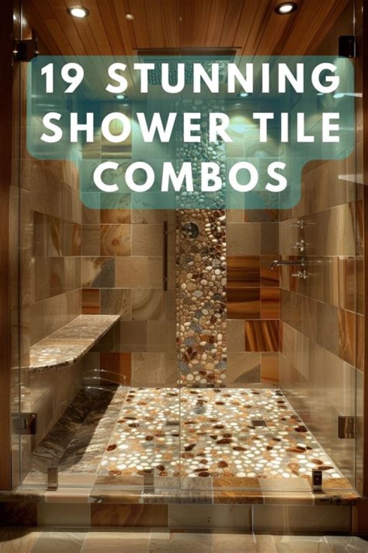 What tiles make a shower look bigger?