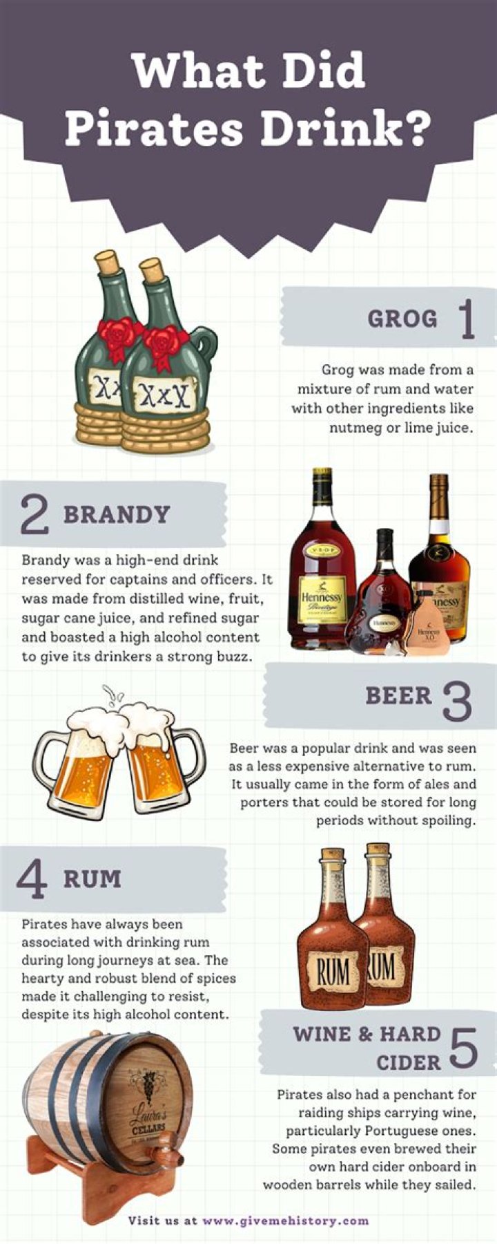 What type of wine did pirates drink?