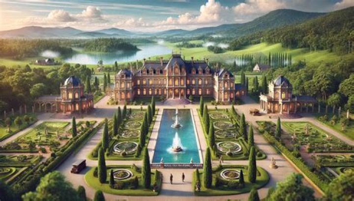 What was a large estate often including farms and a village ruled by a lord?
