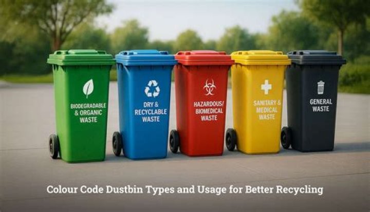 What were old dustbins made of?