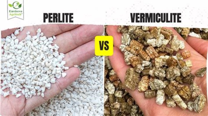 What's better vermiculite or perlite?