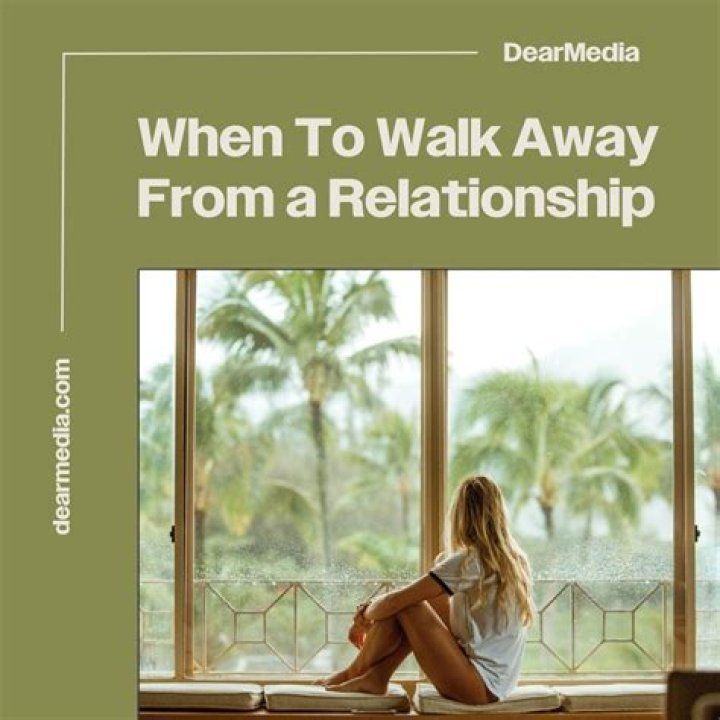 When is it time to walk away from a relationship?