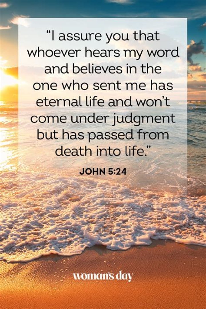 Where do we go after death Bible verse?