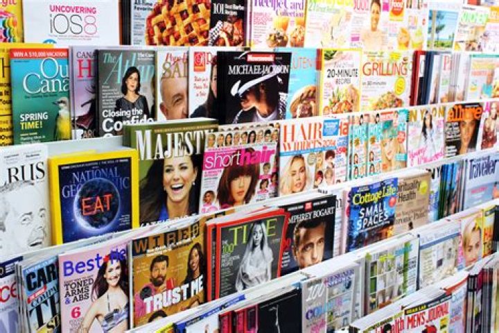 Where do you see magazines?