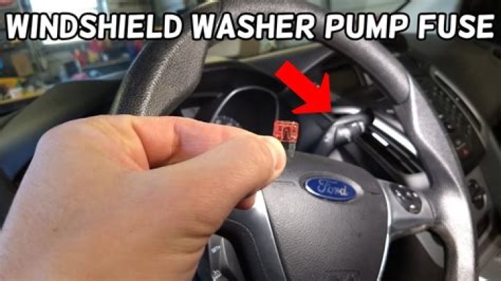 Where is the fuse for the windshield washer?