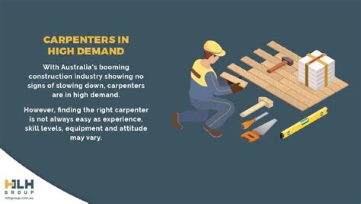 Where is the highest demand for carpenters?