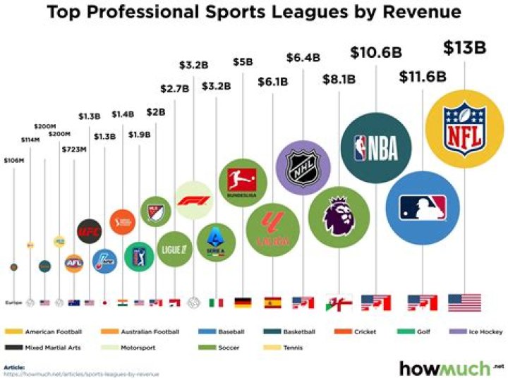 Which sport makes the most money revenue?