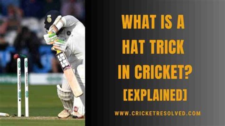 Who has taken hat-trick in cricket?