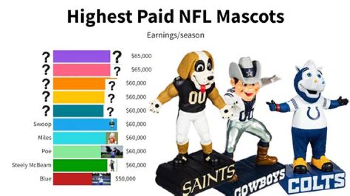 Who is the highest paid mascot in the NFL?