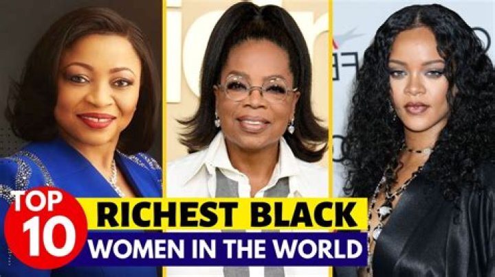 Who is the richest black American woman?