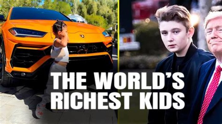Who is the youngest richest kid?