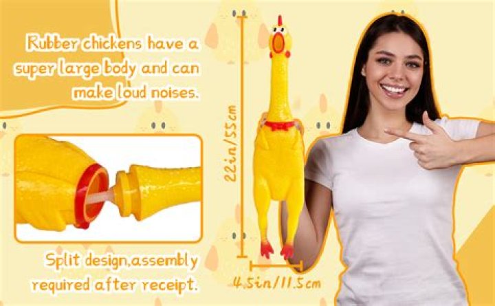 Who made the rubber chicken?