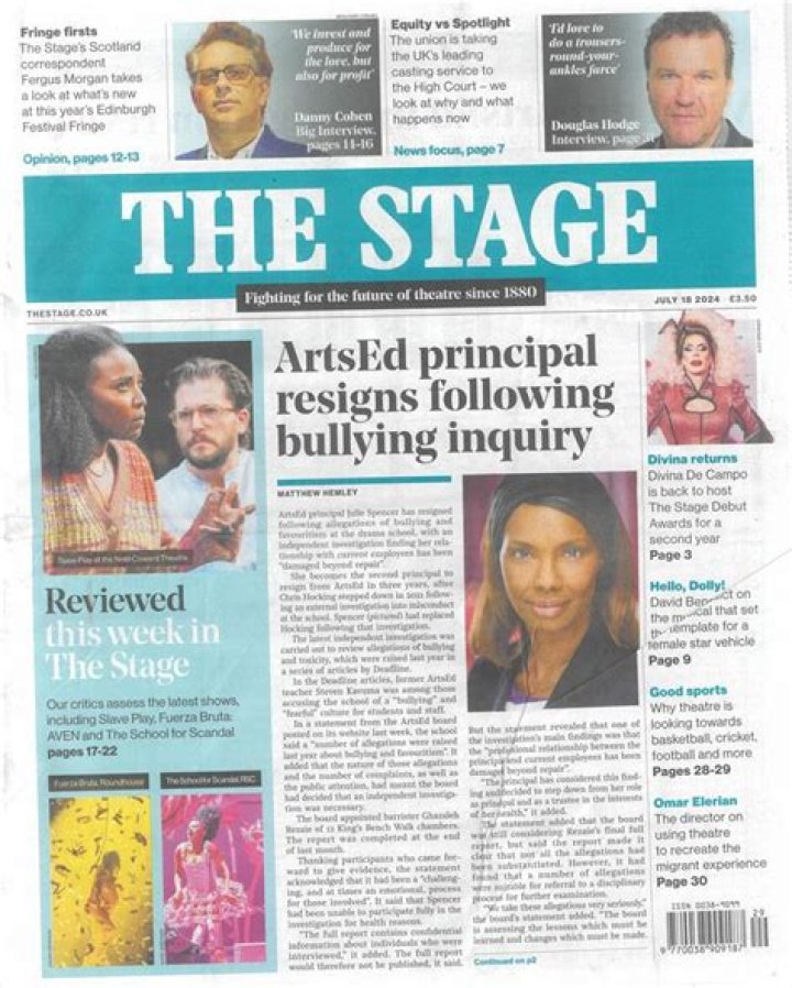 Who owns the Stage newspaper?