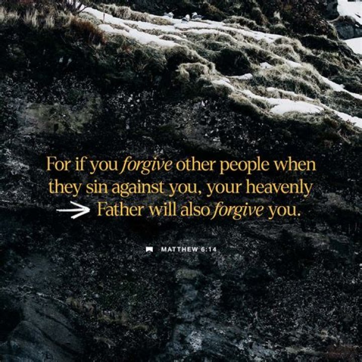 Who said forgive but don't forget?