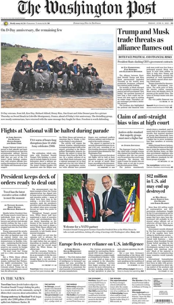 Who sells the Washington Post newspaper?