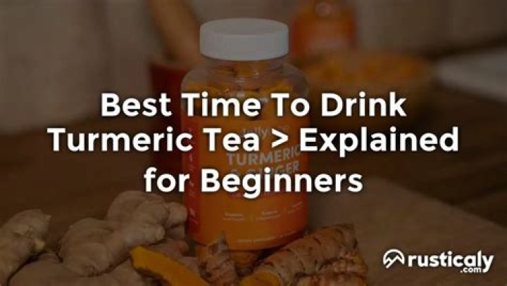 Who should not drink turmeric tea?