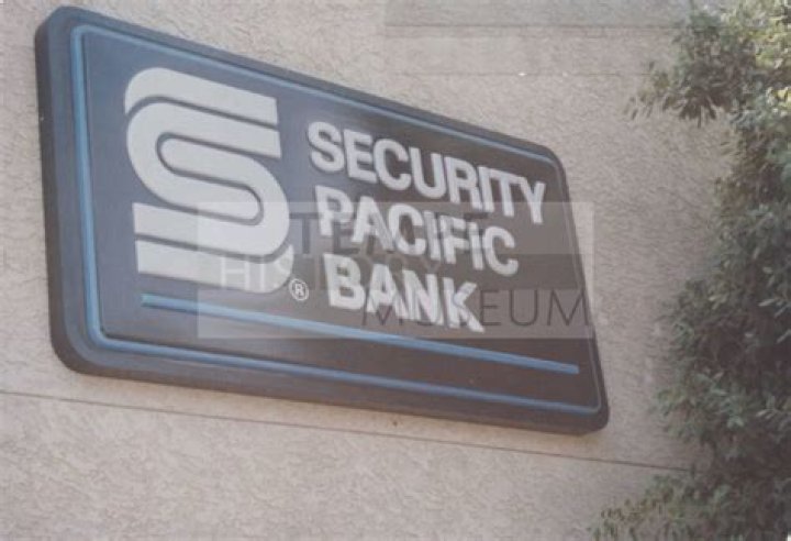 Who took over Security Pacific Bank?