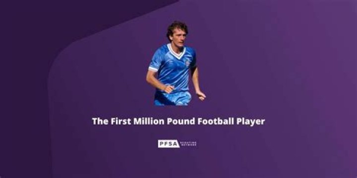 Who was the 1st million pound football?