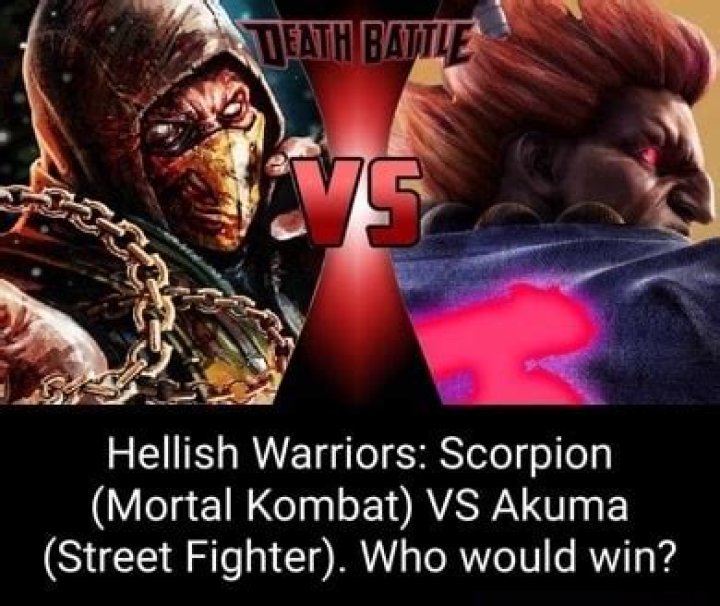 Who would win Akuma or scorpion?