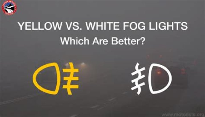 Why are yellow fog lights better?